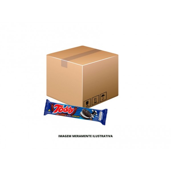 BISCOITO RECHEADO BAUNILHA TODDY 1X44X100G